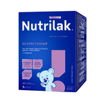 Nutrilak Premium Безлактозный 600г с 0 месяцев
