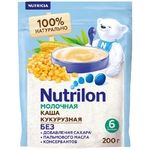 Nutrilon каша молочная 200 г, кукурузная