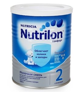 Смесь сухая молочная Nutrilon Комфорт 2, 400гр