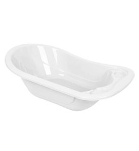 OLANT BABY ванночка детская со сливом цвет белый