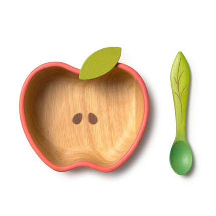 Oli&Carol Pepa the Apple, тарелка и ложка «Яблоко»