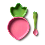Oli&Carol Ramona The Radish, тарелка и ложка «Редиска»