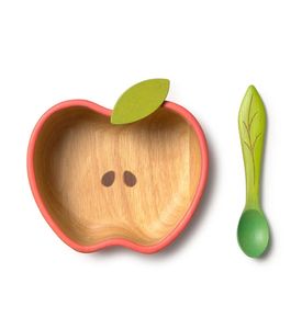 Oli&Carol Pepa the Apple, тарелка и ложка «Яблоко»