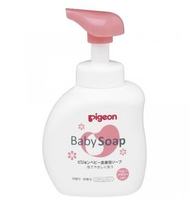 PIGEON Мыло-пенка "Baby foam Soap" с керамидами  0+  500мл