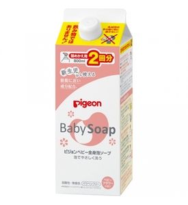 PIGEON Мыло-пенка для детей "Baby foam Soap" с керамидами  0+  800мл