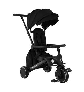 PITUSO Велосипед трехколесный Leve Pro с сумкой, Black