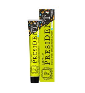 PRESIDENT Зубная паста для детей 12+,  Juicy lime с фтором 70г