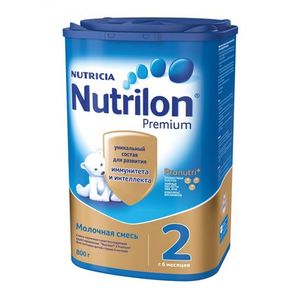 Смесь сухая молочная Nutrilon 2 Premium, 800гр