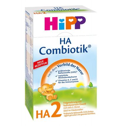 Hipp 2 Combiotic Сухая гипоаллергенная последующая адаптированная молочная смесь (500гр)