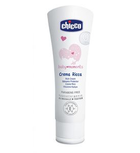 Крем увлажняющий Chicco Baby Moments, питательный с витамином E, 100мл