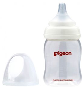 Бутылочка для кормления Pigeon Перистальтик Плюс, с широким горлом (160мл)