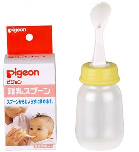 Набор для кормления Pigeon: бутылочка с ложкой