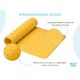 ROXY-KIDS Антискользящий резиновый коврик для ванны (35x76см). Цвет жёлтый BM-M18