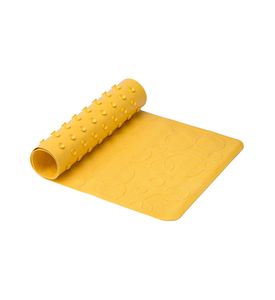 ROXY-KIDS Антискользящий резиновый коврик для ванны (35x76см). Цвет жёлтый BM-M18