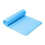 ROXY-KIDS Антискользящий резиновый коврик для ванны синий 34х74 см BM-3474-B