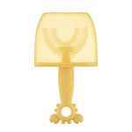 ROXY-KIDS Зубная щетка-массажер Крабик с футляром, цвет желтый