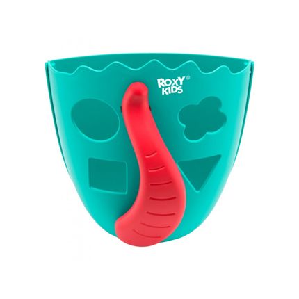 Roxy Kids Органайзер-сортер DINO для игрушек и банных принадлежностей. Цвет мятный.