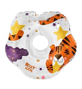 ROXY-KIDS Надувной круг на шею для купания малышей Tiger Star