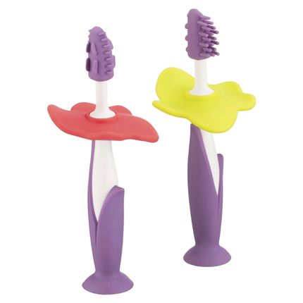 Roxy- Kids Набор: зубные щетки-массажеры для малышей (Цвет сиреневый)