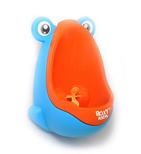 ROXY-KIDS Писсуар для мальчиков "Лягушка с прицелом". Цвет: голубой/апельсиновый.