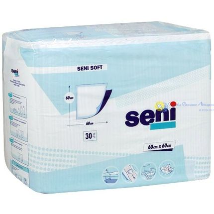 Гигиенические пеленки из распушенной целлюлозы Seni Soft 60*60 30 шт.
